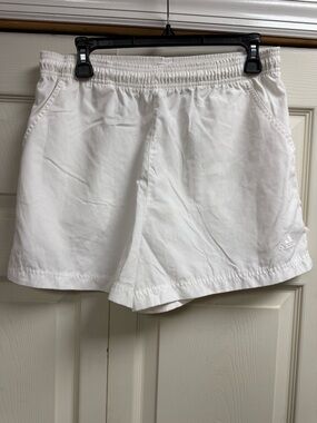 adidas white tennis shorts Medium See Through